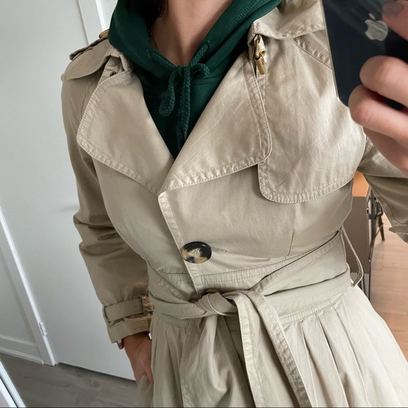 Zara Basic Coat Dress with Belt - Picture 3 of 9